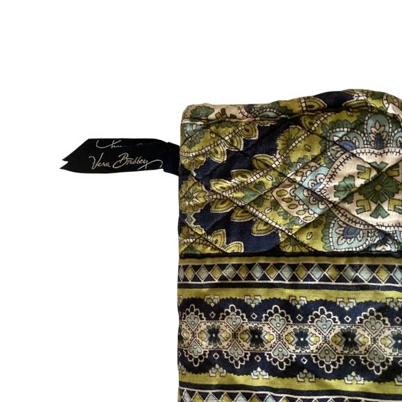 Vera Bradley Folding Wallet Zipper Pocket Paisley - Picture 3 of 7